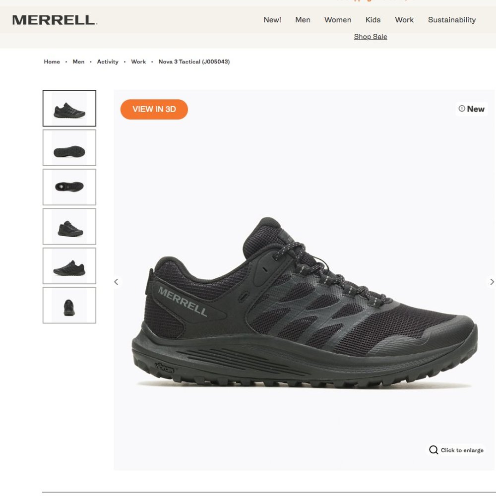 Merrell mens Nova 3 tactical runners